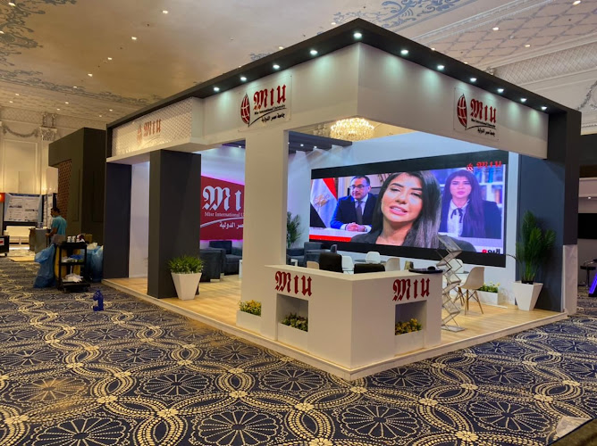 Concept event solutions for building stand design and shell scheme in Cairo,Egypt