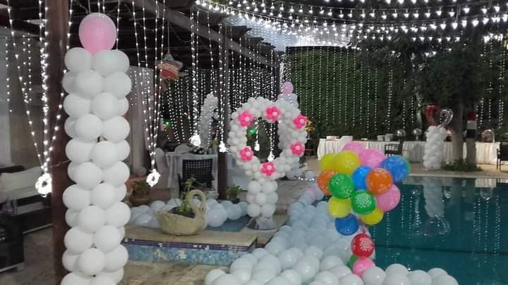Partyland for party planning and balloon decorations