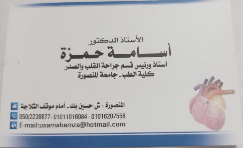 Dr. Osama Hamza, Professor of Cardiothoracic Surgery