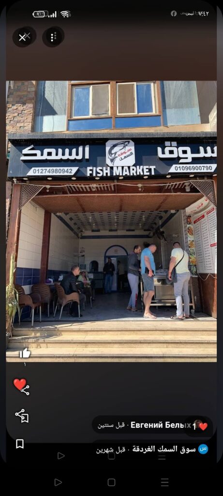 مطعم سوق السمك سوق السمك الغردقة