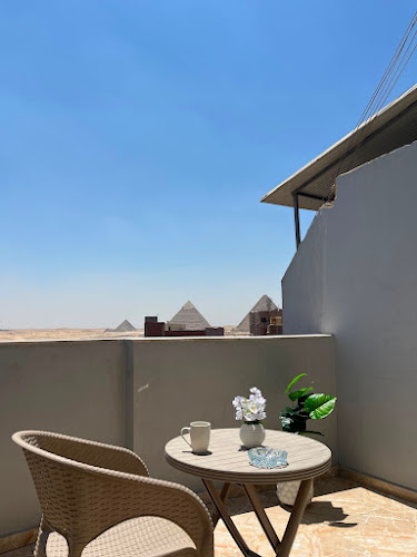 Stone pyramids view