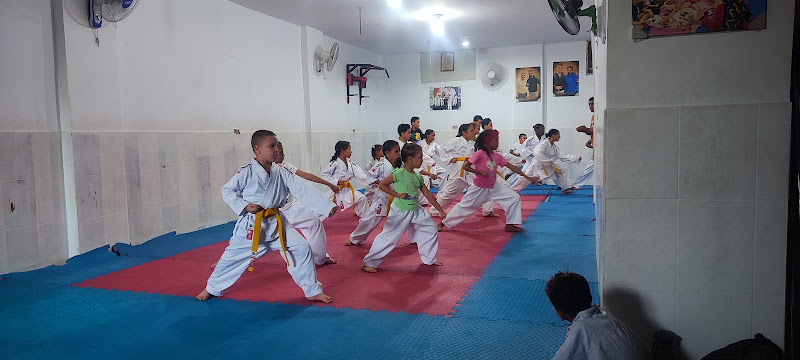Karate training at October Sport Academy