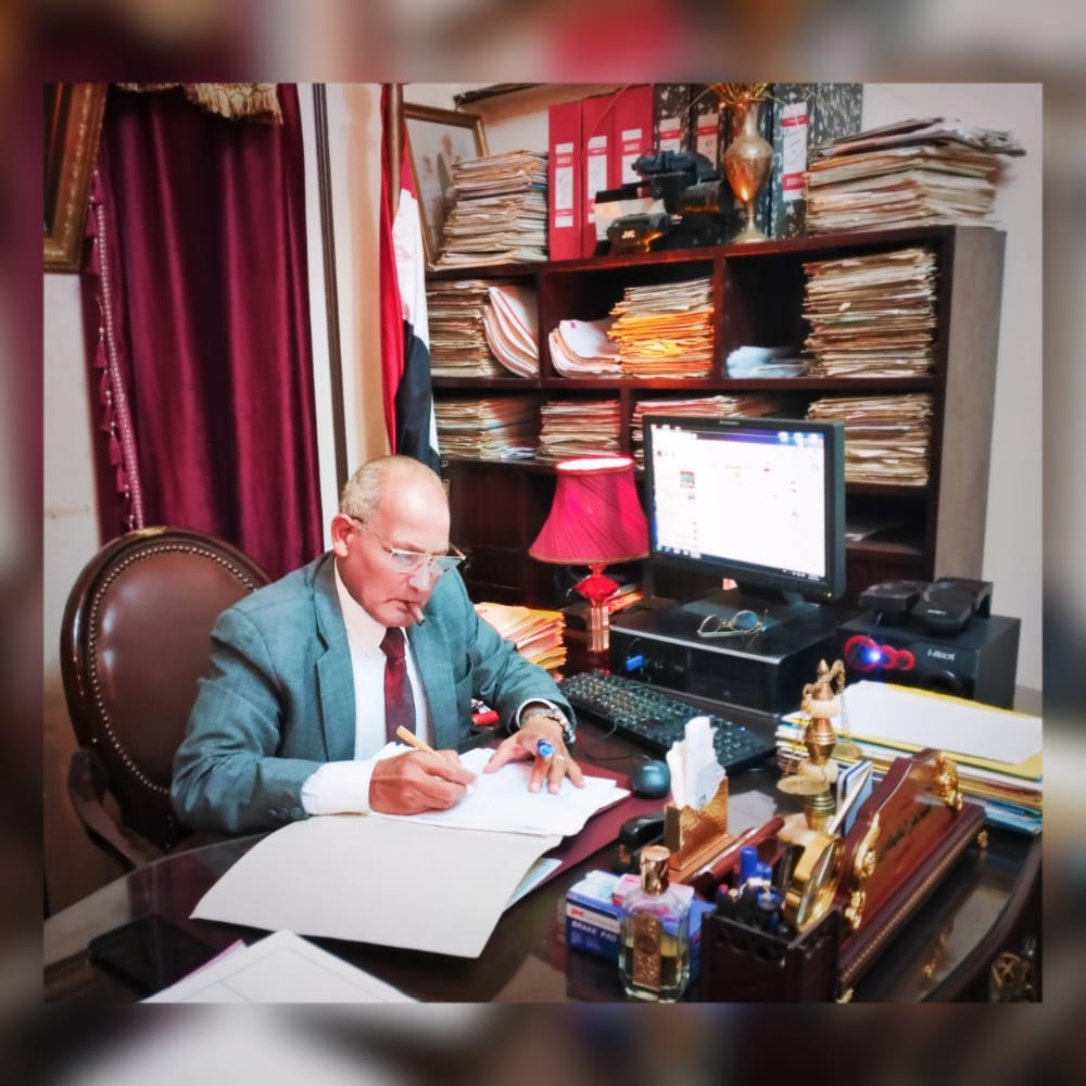 The office of Counselor Abdel-Moez El-Tahtawy, Attorney at Law, in 6th of October City