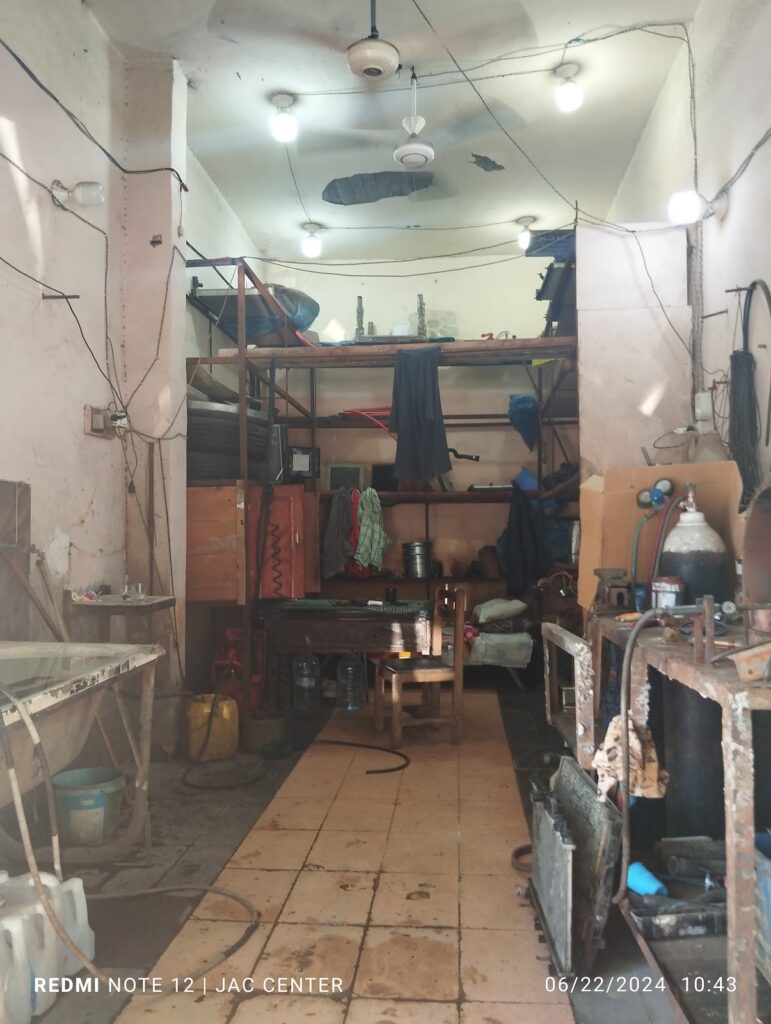 Princess Workshop for repairing all types of radiators, owned by Hammam