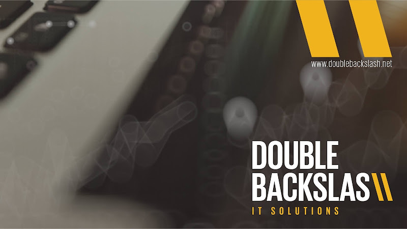 Double Backslash